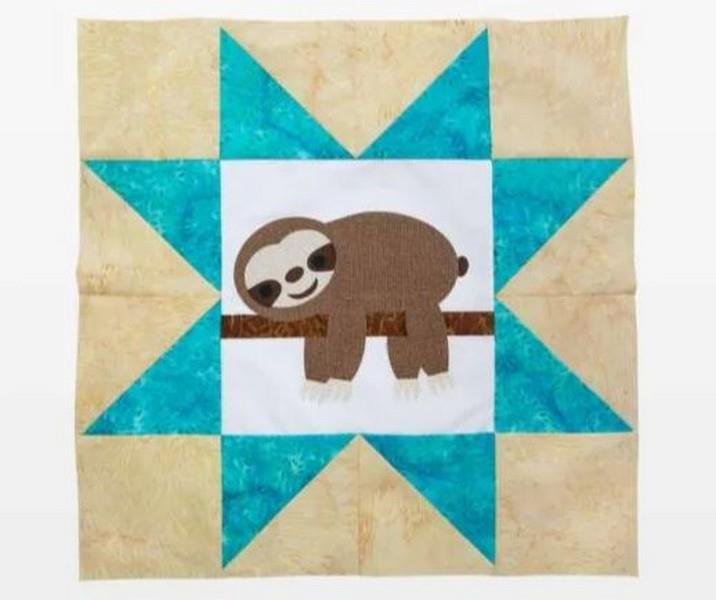 Accuquilt GO! Die to Try Sloth (august, 2023)