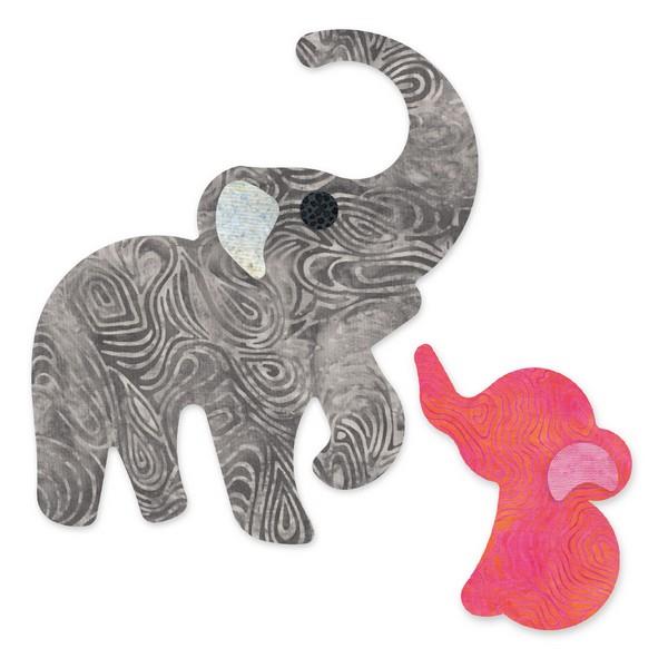 Accuquilt GO! Elephant Family Die to Try January, 2024