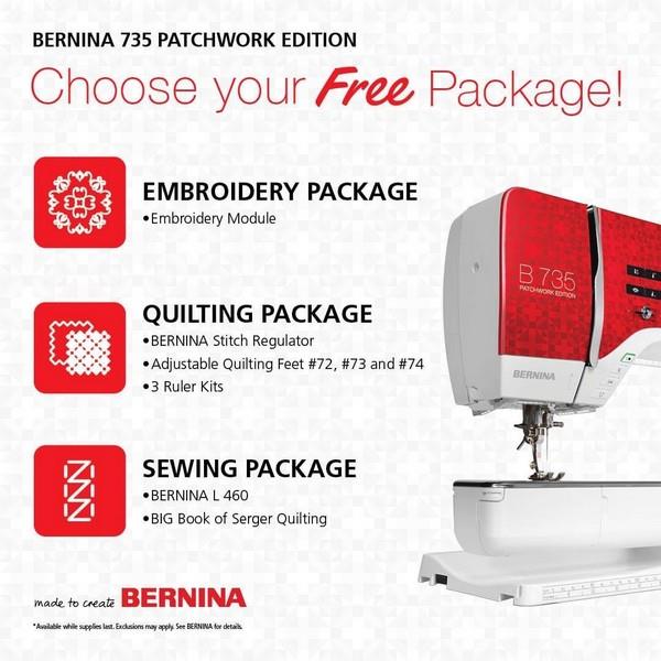 BERNINA 735 Patchwork Edition - Limited quantities Available