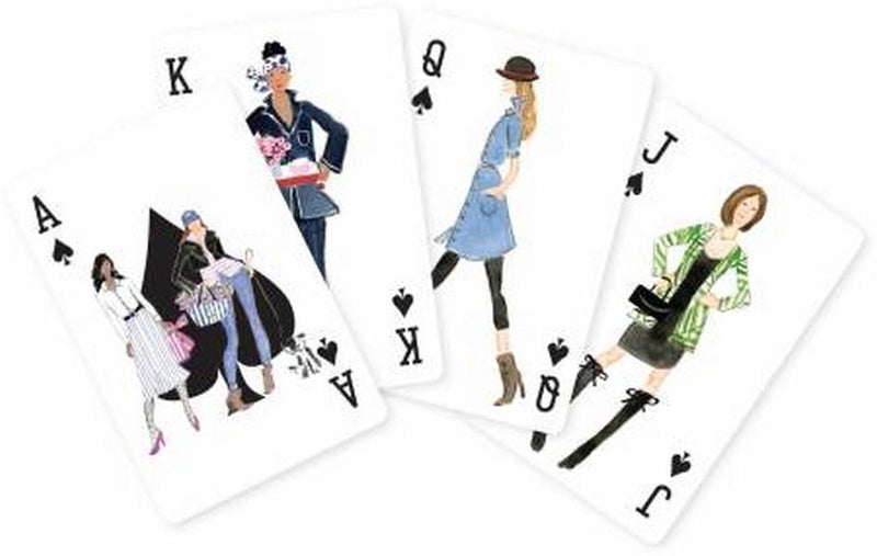 Classic Fashion Illustration Playing Cards