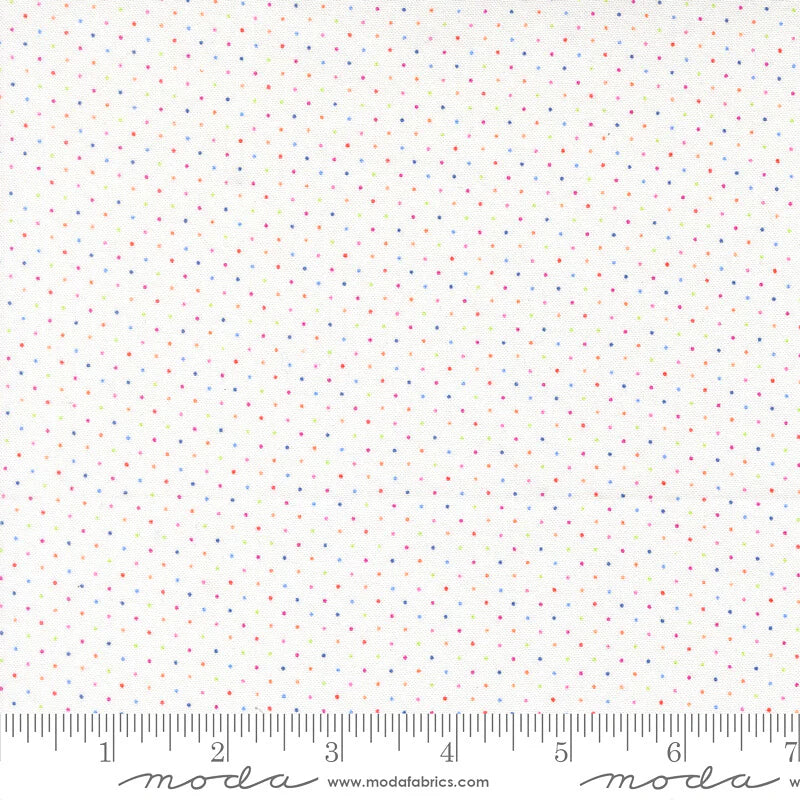 Fruit Salad Pin  Dots - Off White