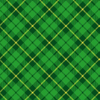 Pot of Gold - Green Plaid 1/4m