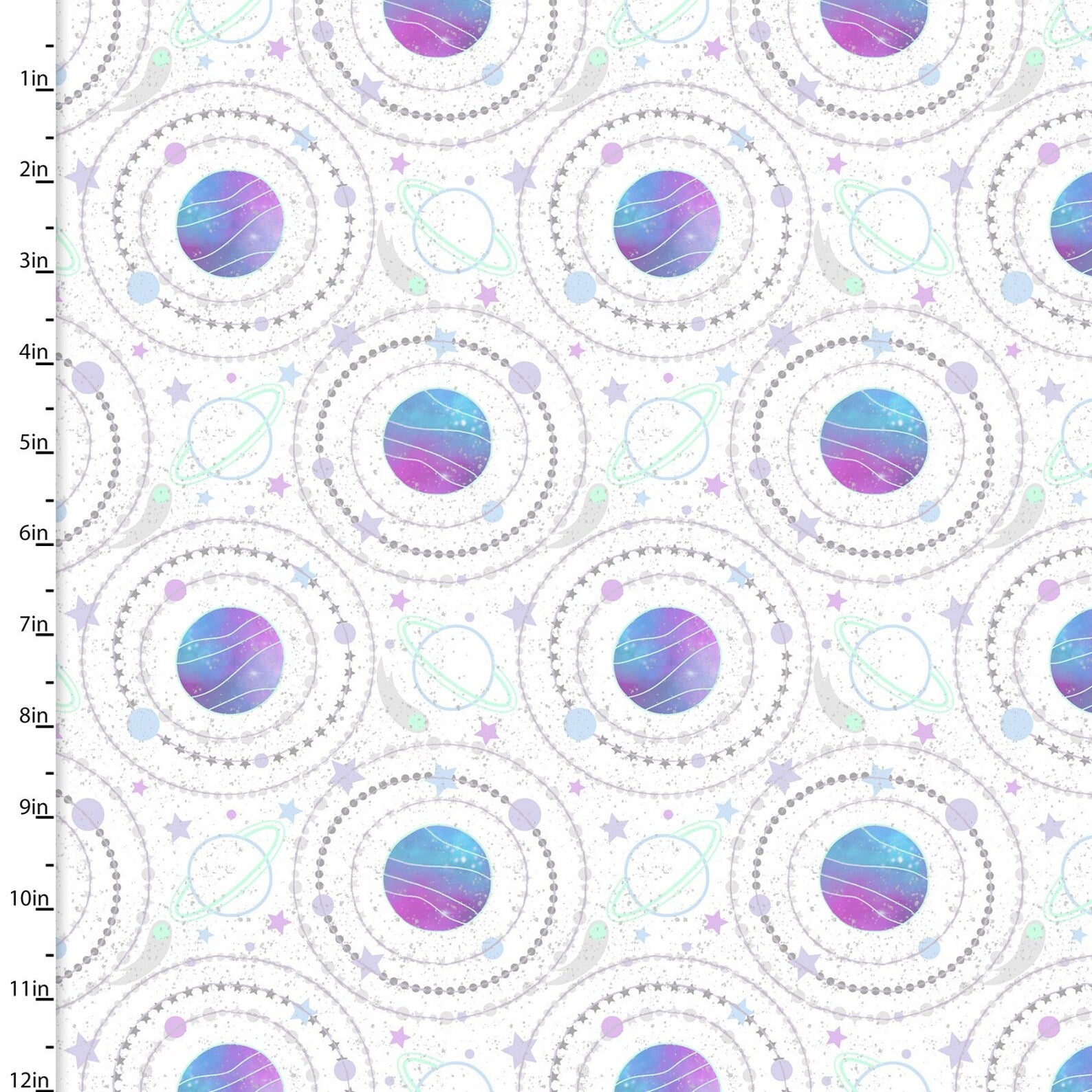 Starlight White Star Solar System Gliltter