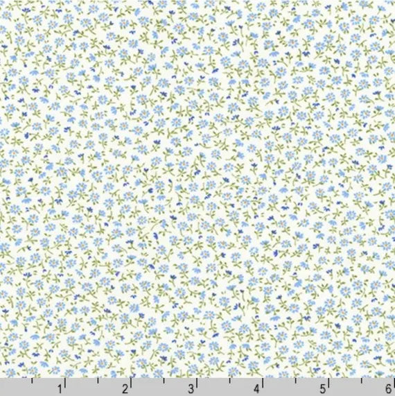 Petite Garden - Florals Blue and Yellow