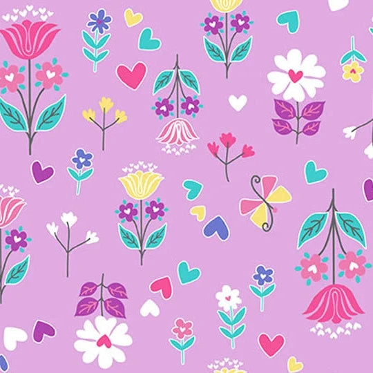 Unicorn Magic Magical Flowers - Lilac