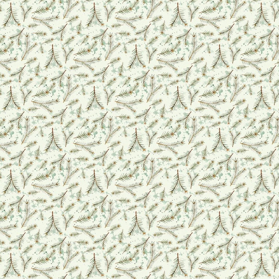 Snowbound Twigs - Green