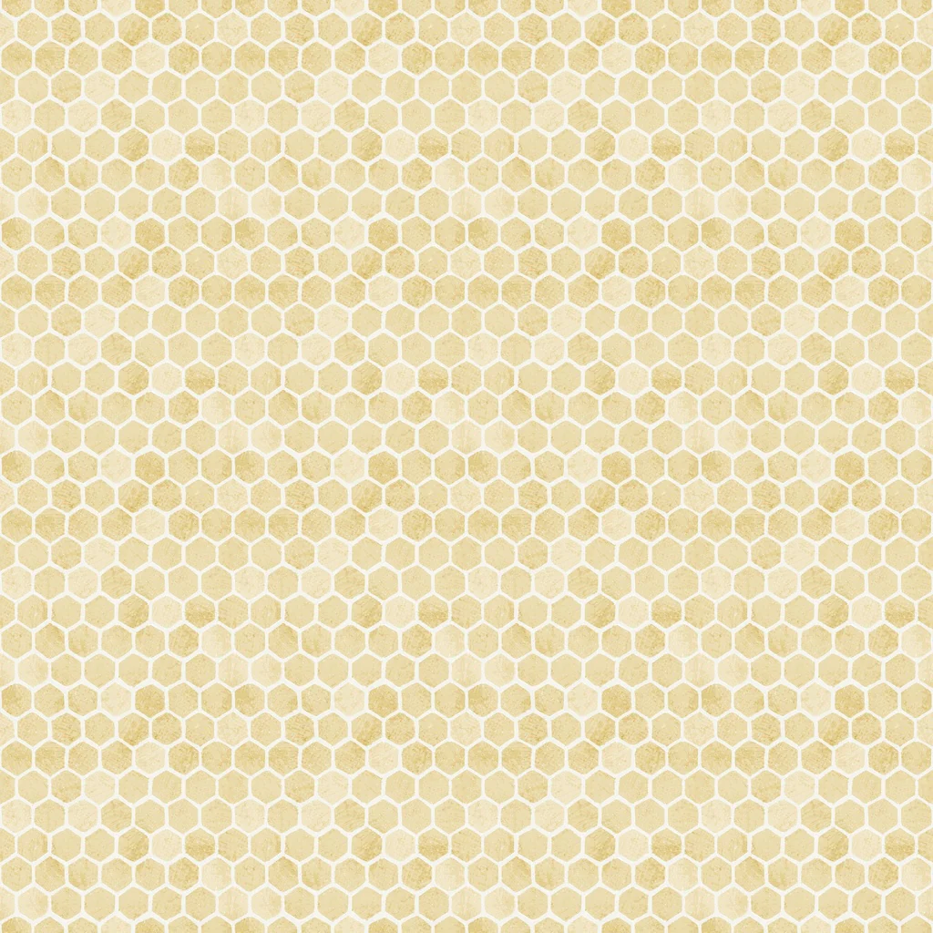 Sweet Honey Bee Honeycomb - Yellow