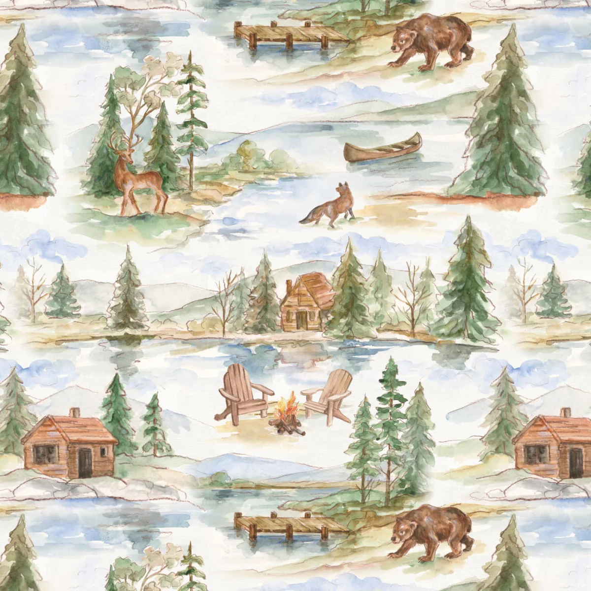 Living On Lake Time 4 Pc. Fat Quarter Bundle
