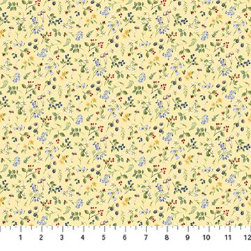Country Mouse Small Floral Toss - Yellow Multi