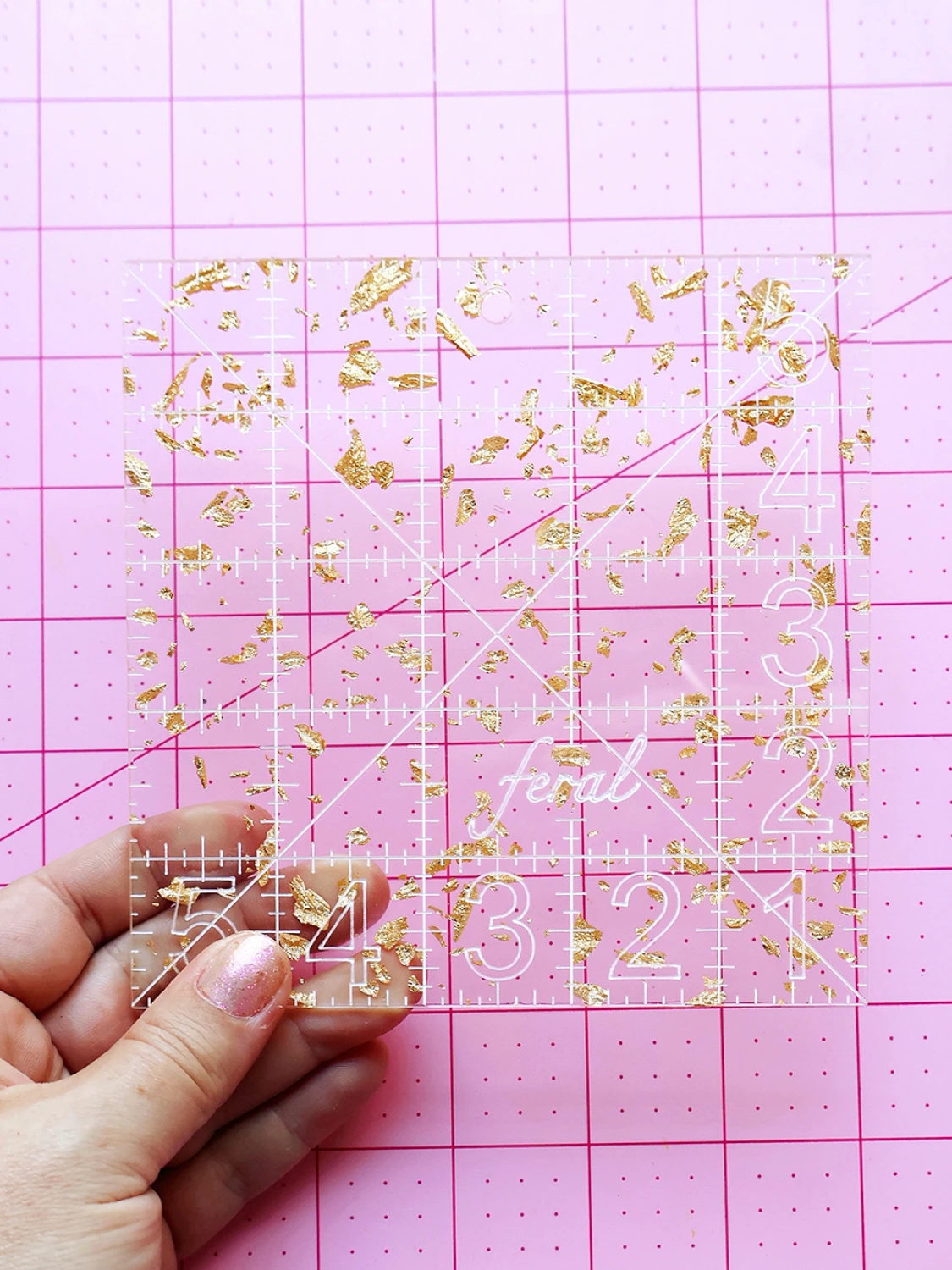 Feral Golden 5" Charm Ruler