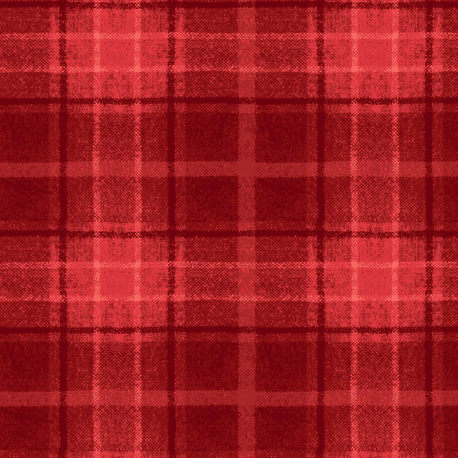 Snowtop Mountain Big Plaid Flannel - Red