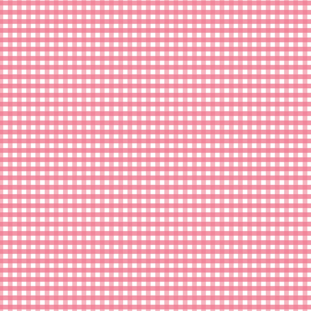 Small Gingham - Sugar Pink