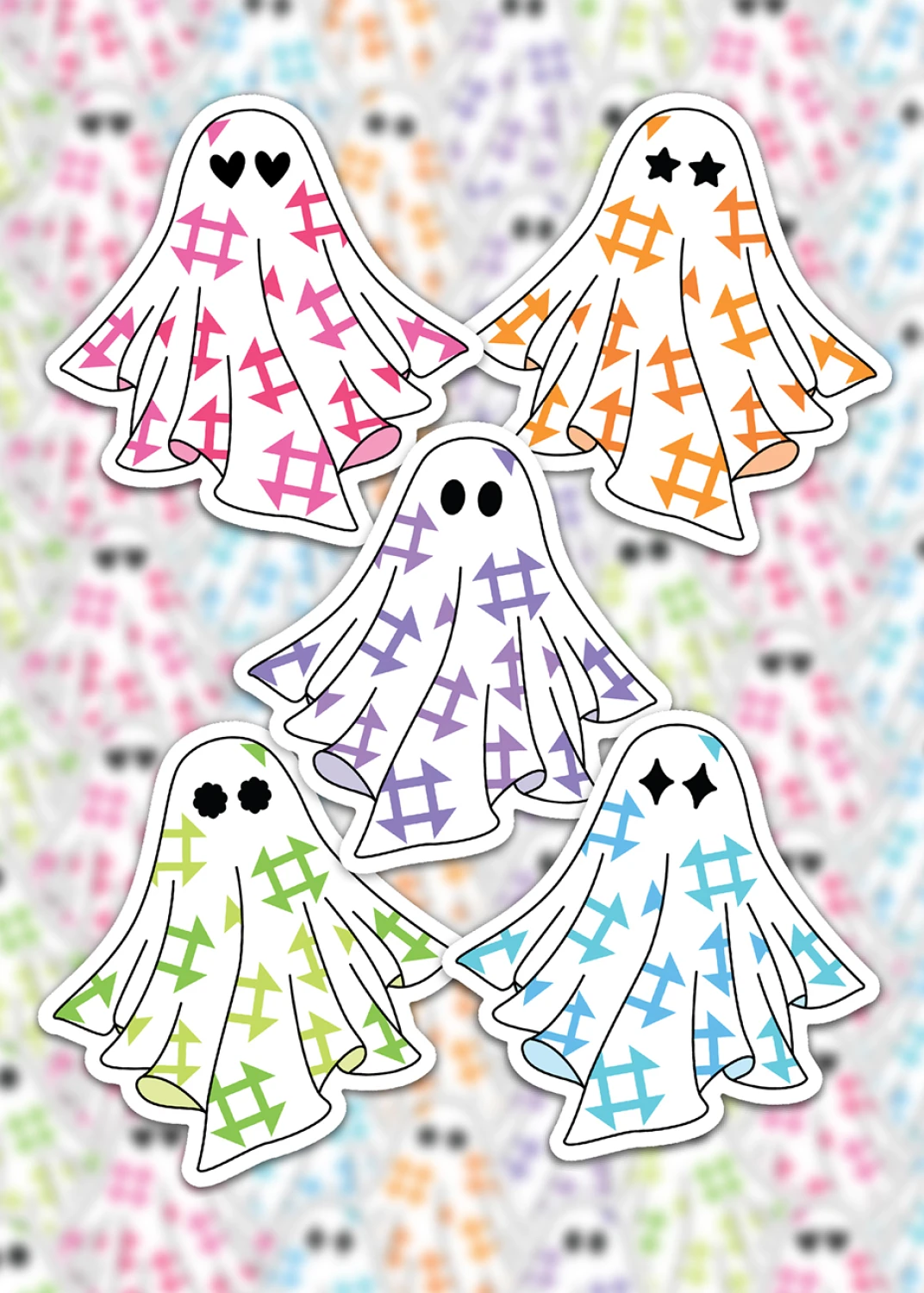 Quilt Ghost - Sticker