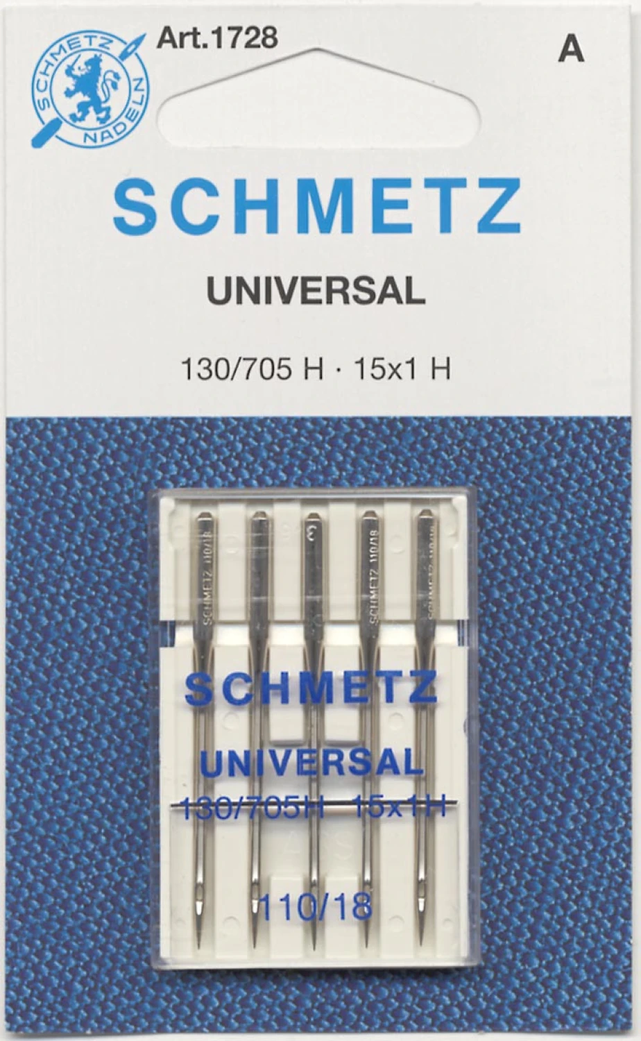 Schmetz Universal Machine Needle Size 18/110