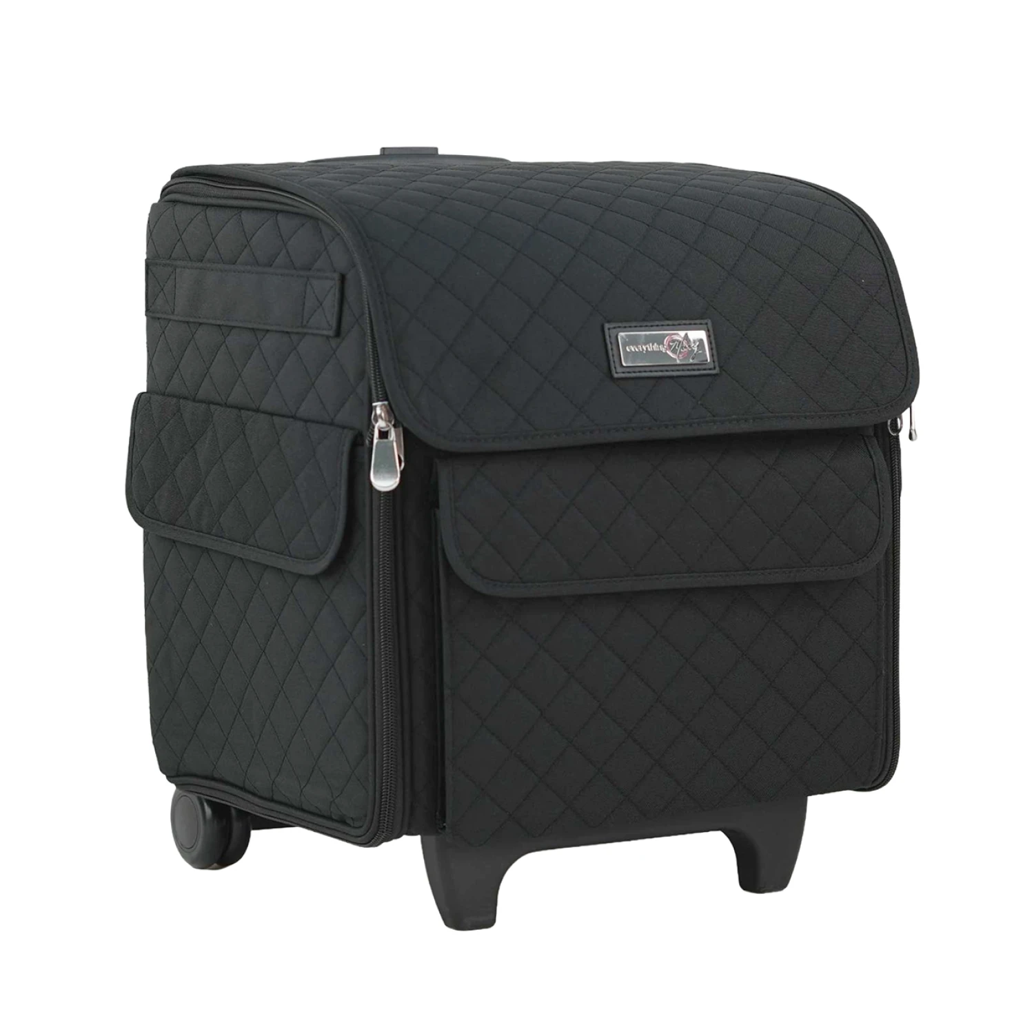 Classic Rolling Serger Tote Quilted Black