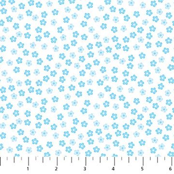 At The Ballet Blossoms Soft Blue