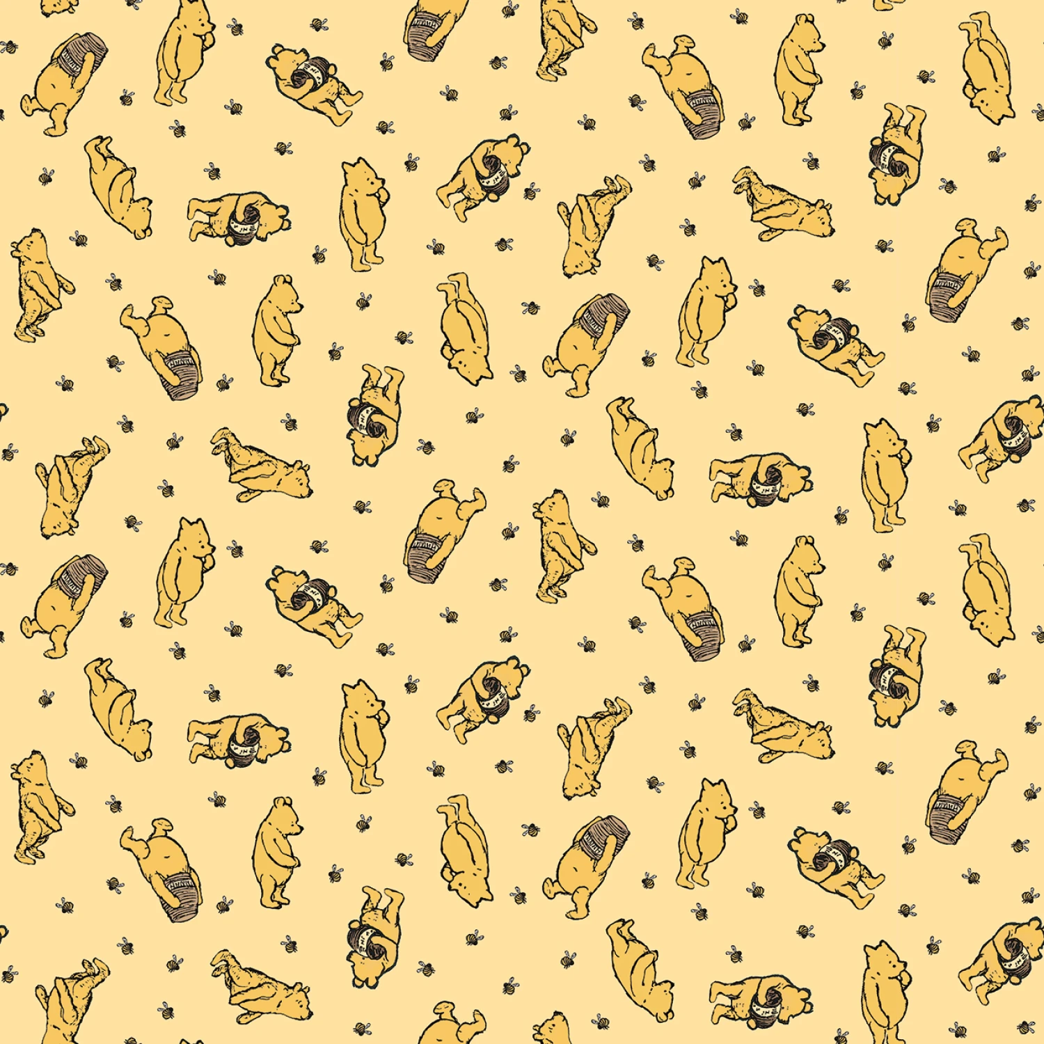 Winnie The Pooh Toss Sunshine - Flannel