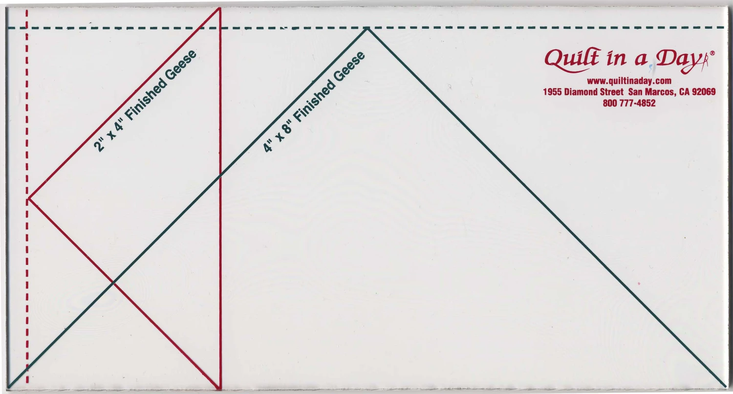 Quilt In A Day Large Flying Geese Ruler