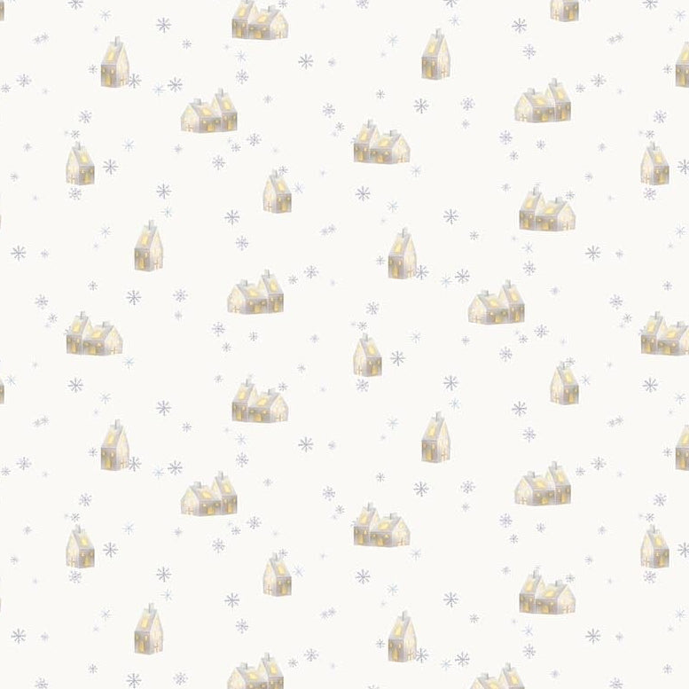 Snowbound Houses - Cream