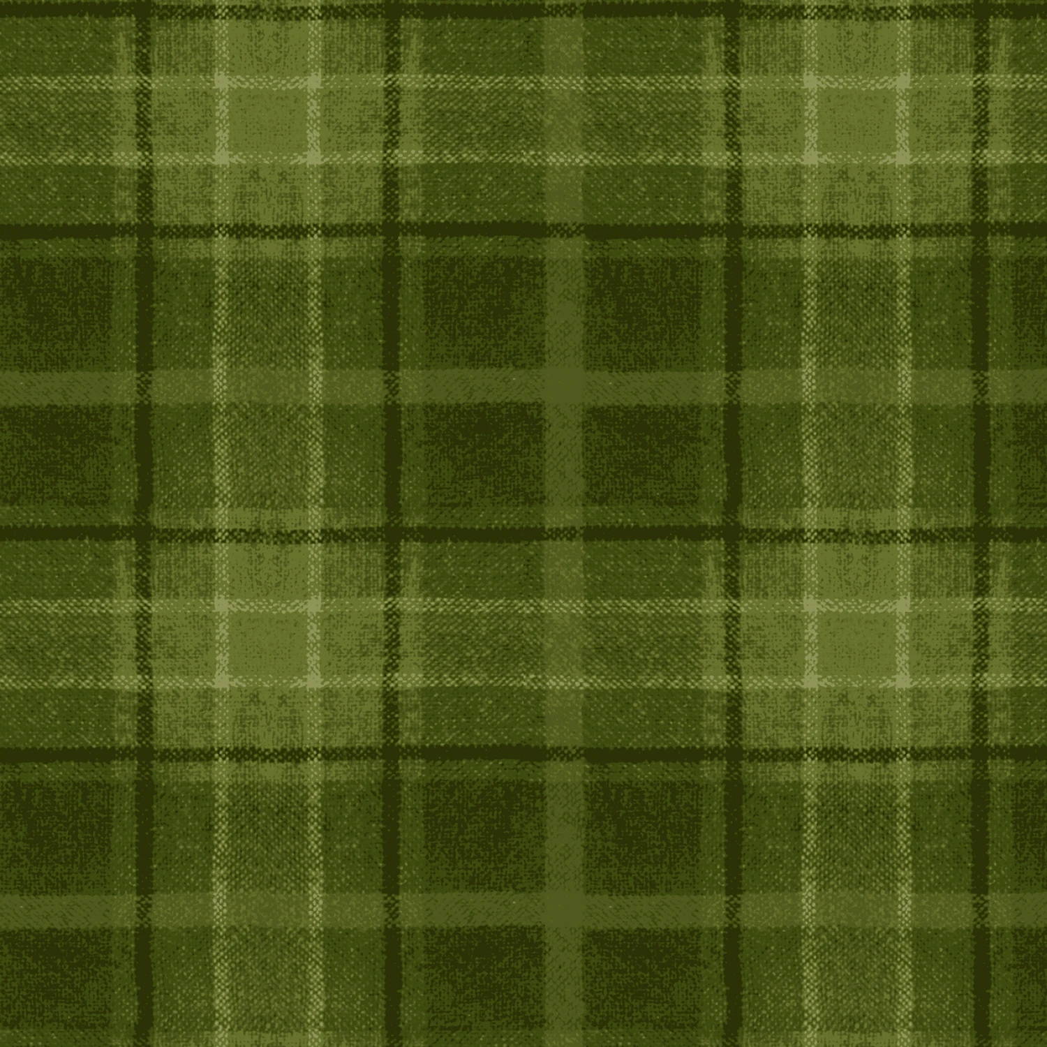 Snowtop Mountain Big Plaid Flannel - Green