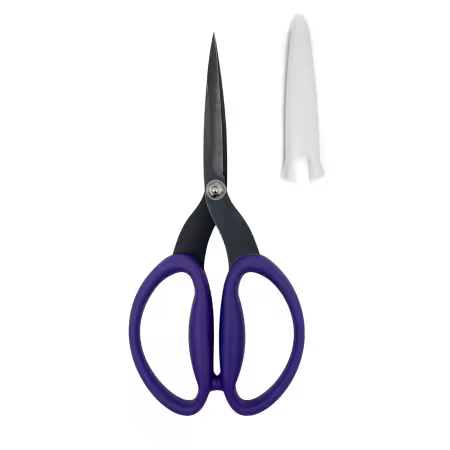 Perfect Scissors Purple 7-3/4in Large Micro-Serrated Non-Slip Blade