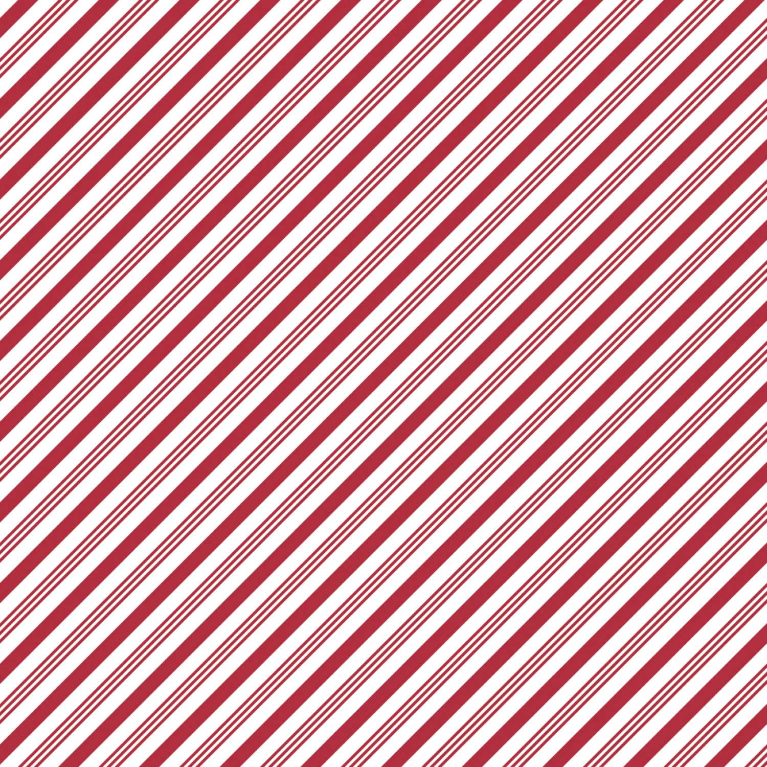 Letters to Santa Candy Cane Stripe - Red and White