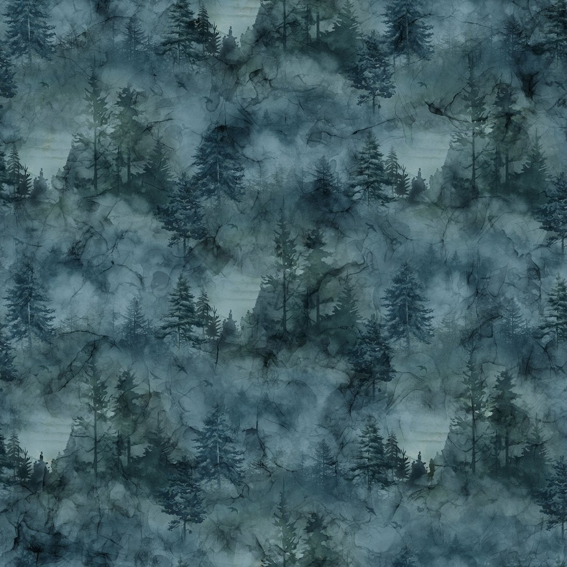 Altitude Tonal Trees - Dark Blue
