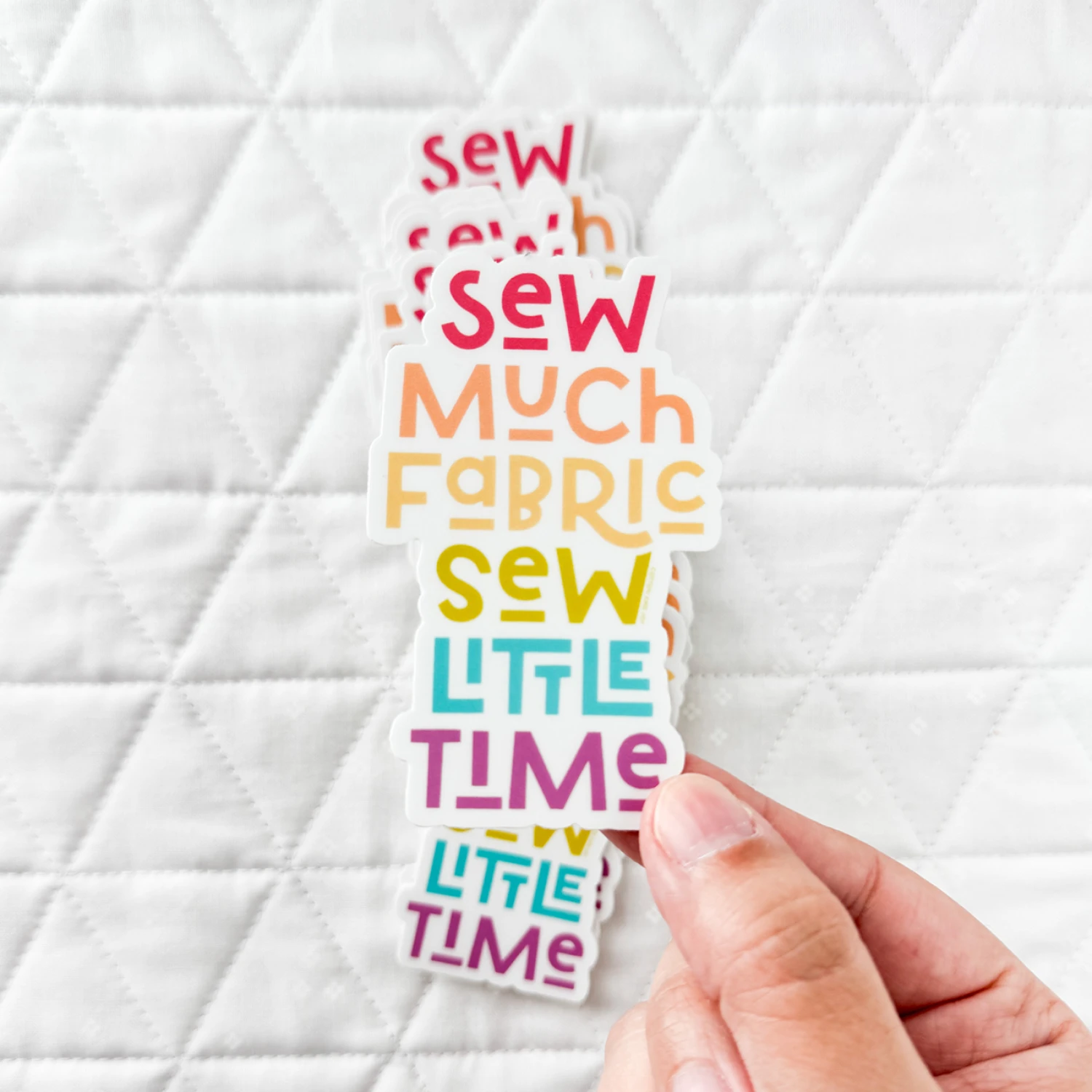 Sew Much Fabric, Sew Little Time - Sticker