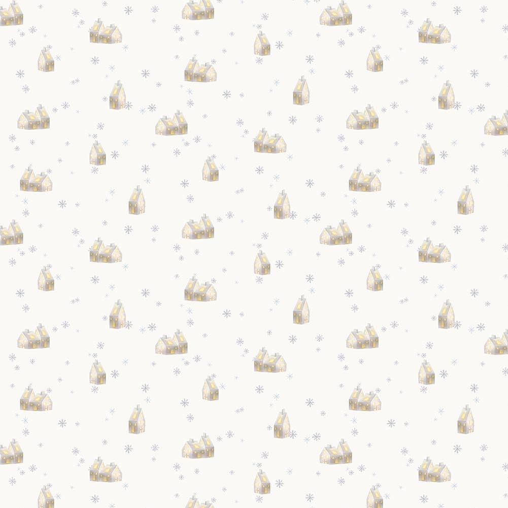 Snowbound Houses - Cream