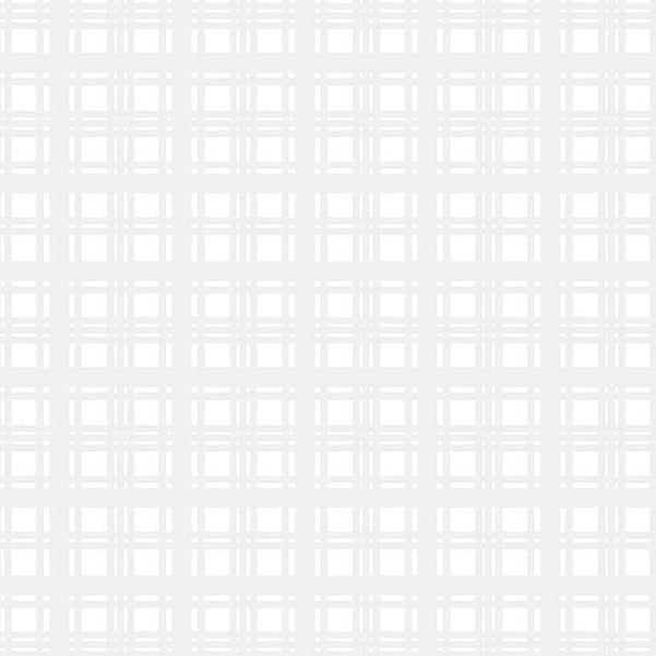 Monochrome Holiday Plaid - White