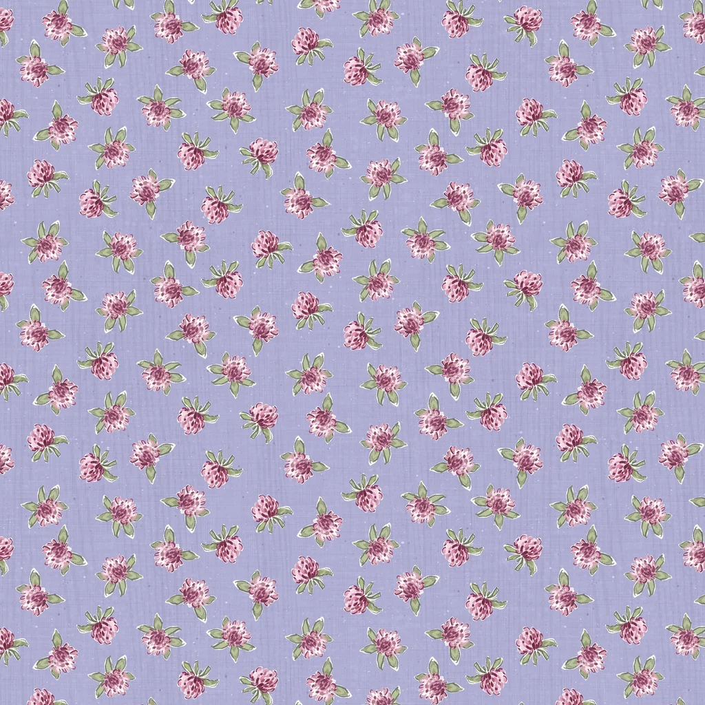 Sweet Honey Bee Pink Floral Toss - purple