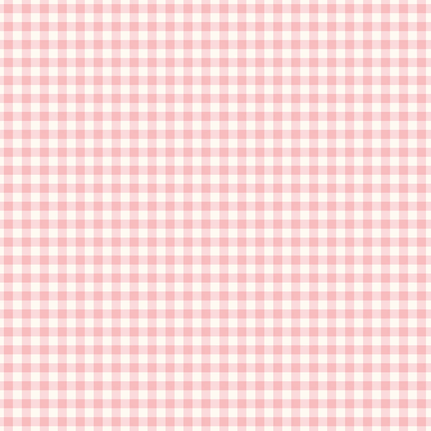 Sweet Pink Gingham - Cream