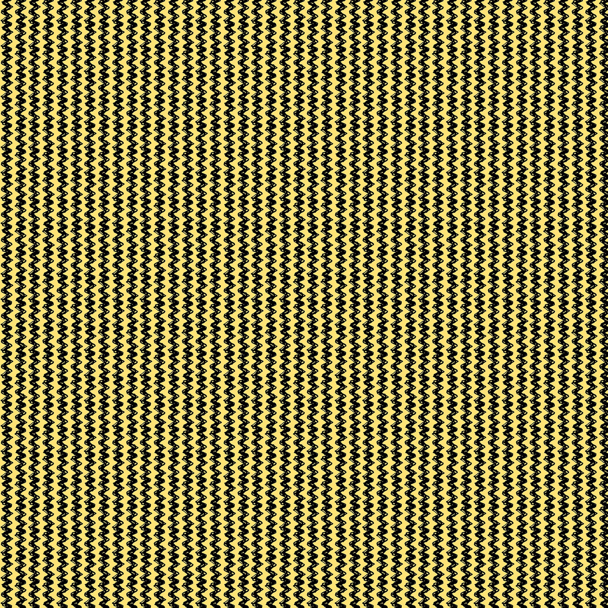 Peanuts Zig-Zag Stripe - Yellow and Black