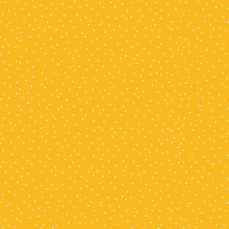 Lucky Bugs Dots - Marigold and White