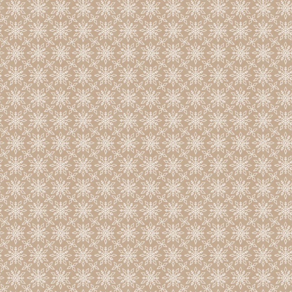 Home for the Holidays Detailed Snowflakes - Tan