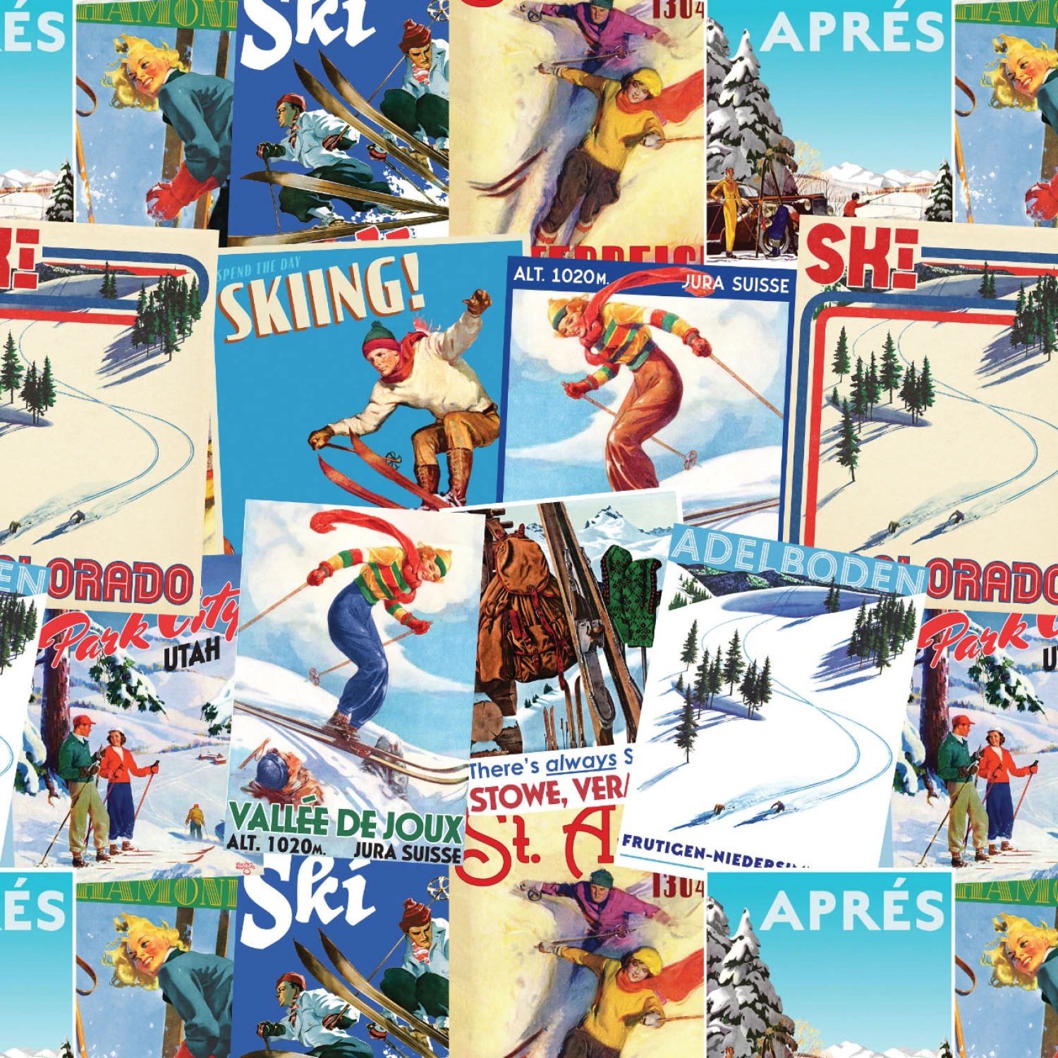 Après Ski Vintage Ski Poster - Multi