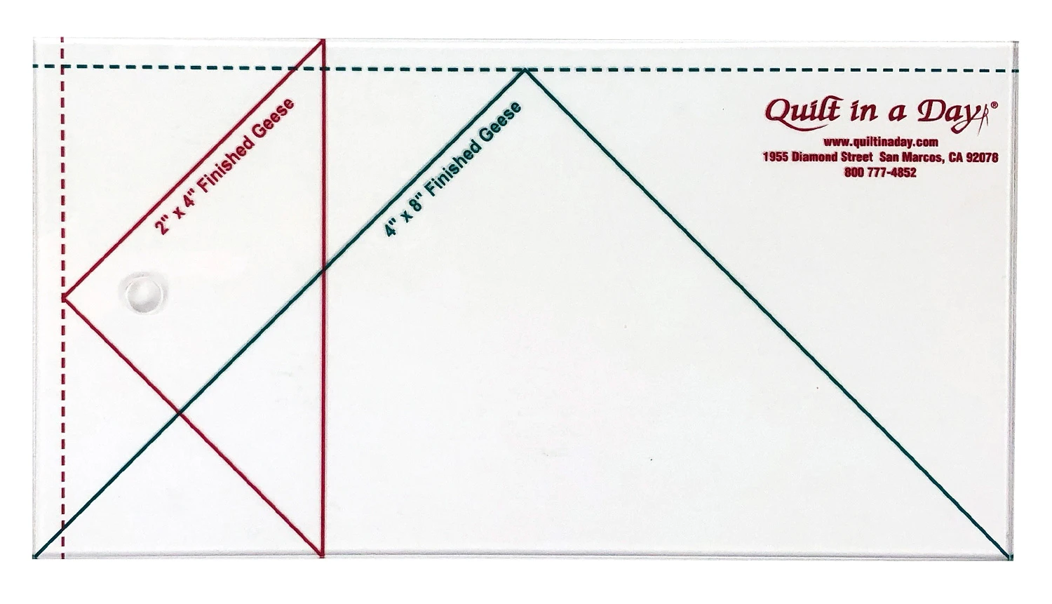 Quilt In A Day Large Flying Geese Ruler