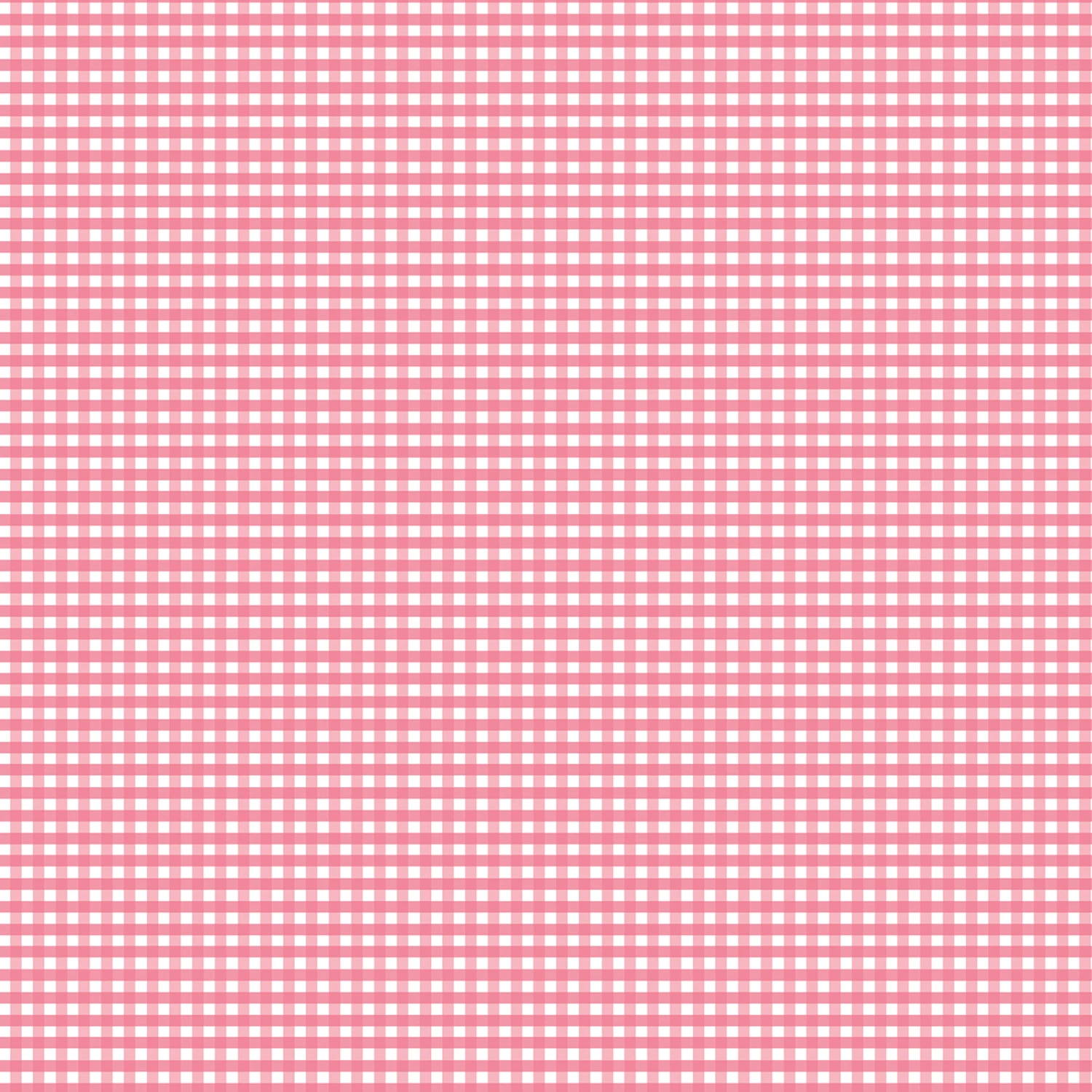 Small Gingham - Sugar Pink