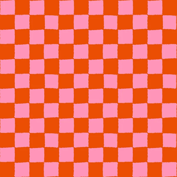 1-800 Calico Checks - Warm Red
