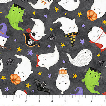 Ghost Town Ghost Costumes Multi - Charcoal