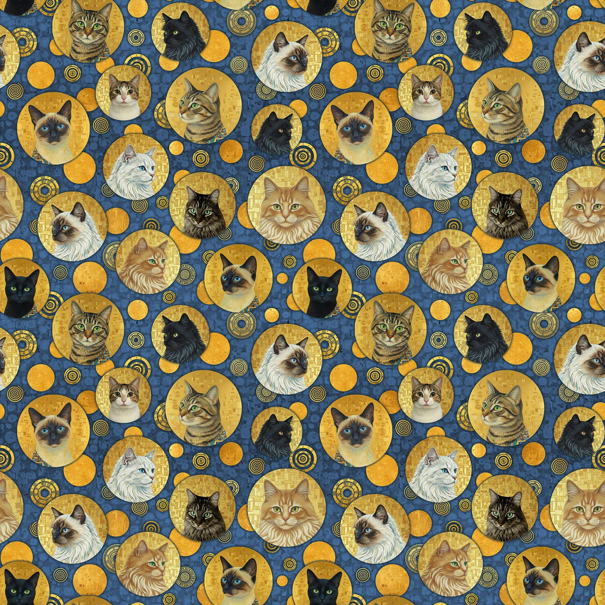 Klimty Cats Imperial Catitu - Golden