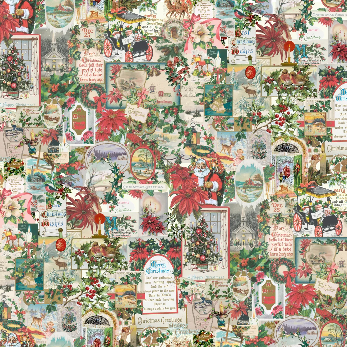 Candlelight Christmas Collage - Multi