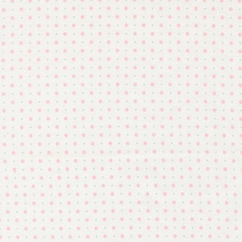 Abide Linen Dots - White