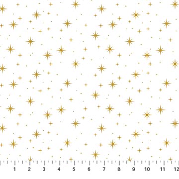 O' Christmas Tree Shimmer Stars - White