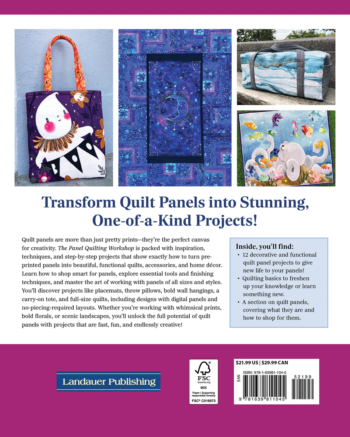 The Panel Quilting Workshop 12 Quick-and-Easy Projects for Every Season