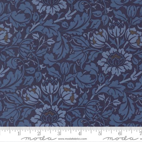 Morris Muse Flowering Scroll Florals - Twilight