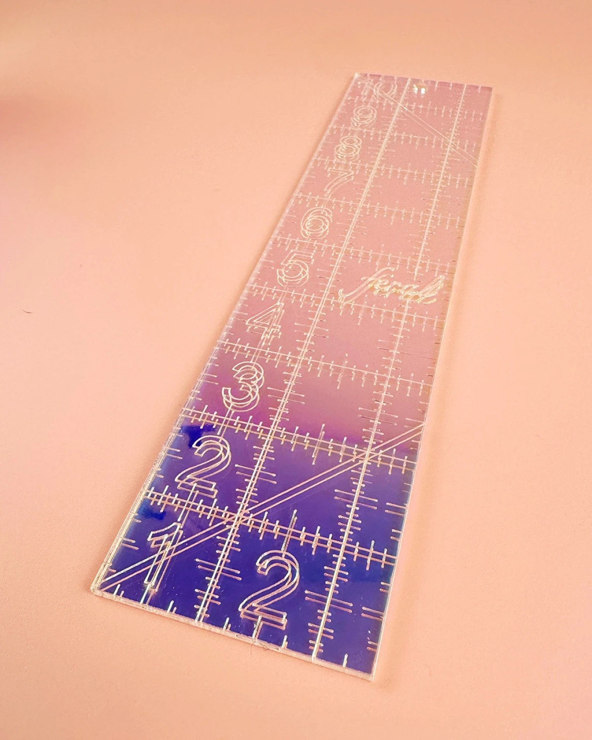 Feral Iridescent Ruler 2-1/2in x 10in