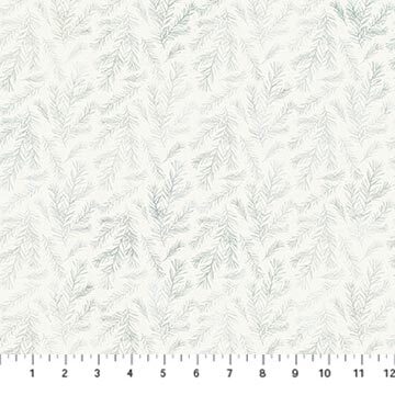 Altitude Pine Branches - Off White/Blue