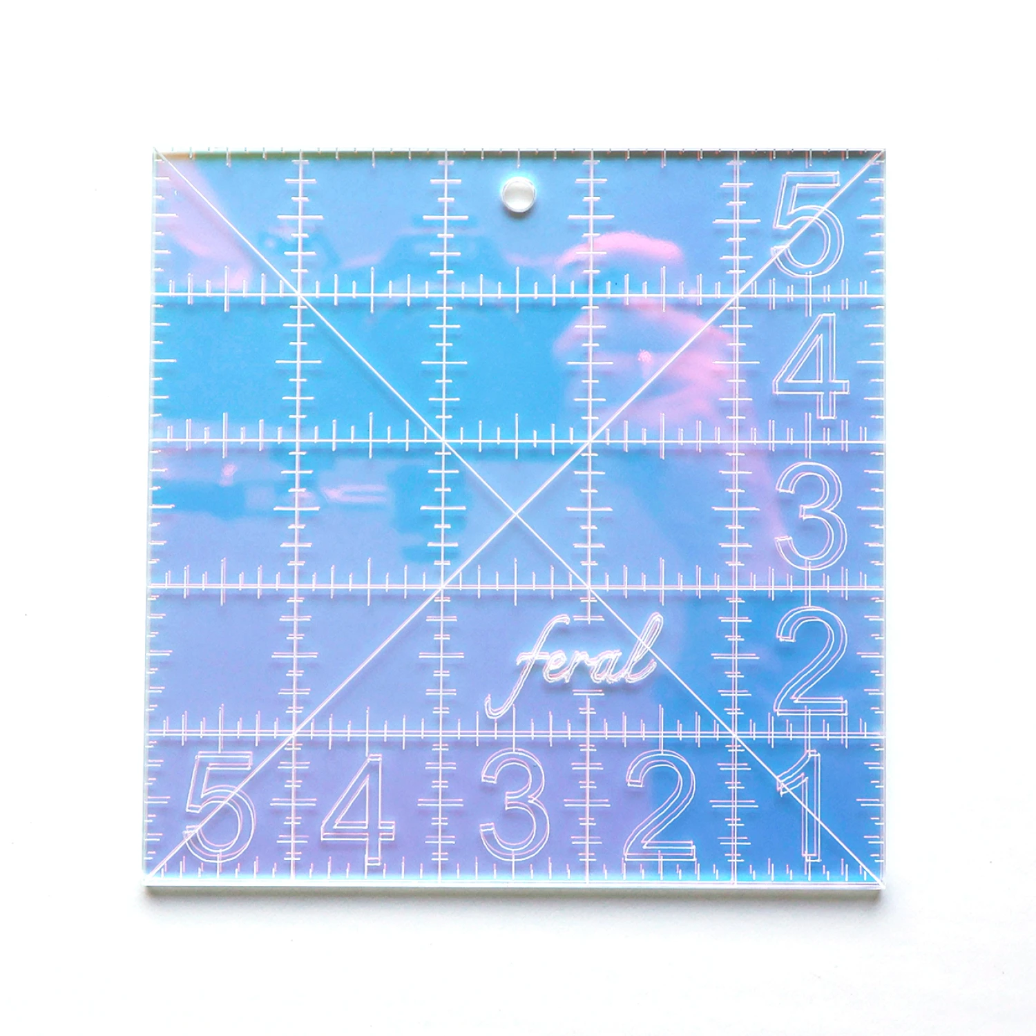 Feral Iridescent 5" Charm Ruler