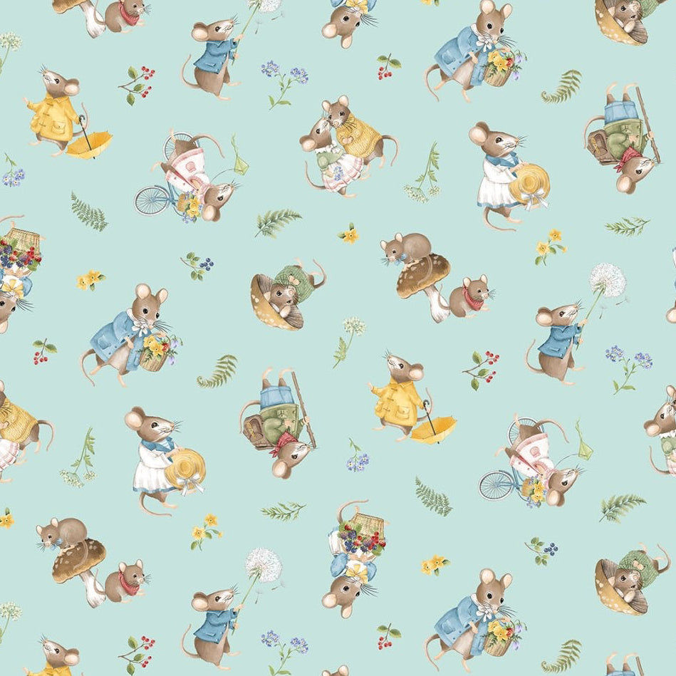 Country Mouse Mice Toss - Blue Multi